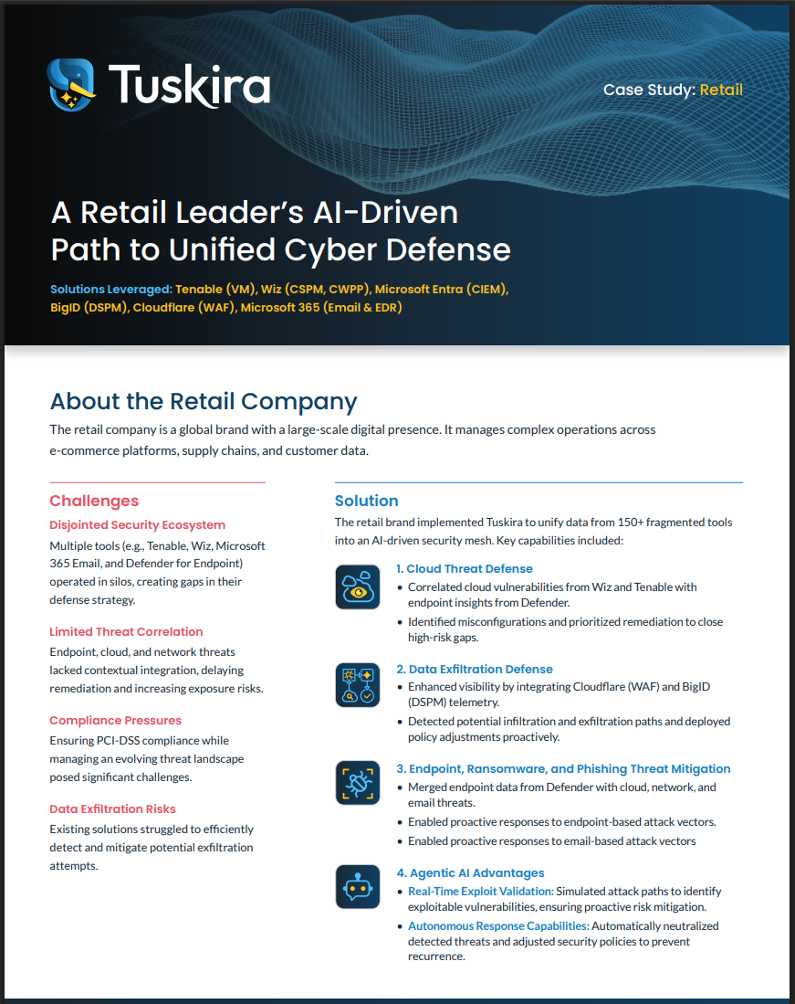>Unified cyber defence for a global retail leader